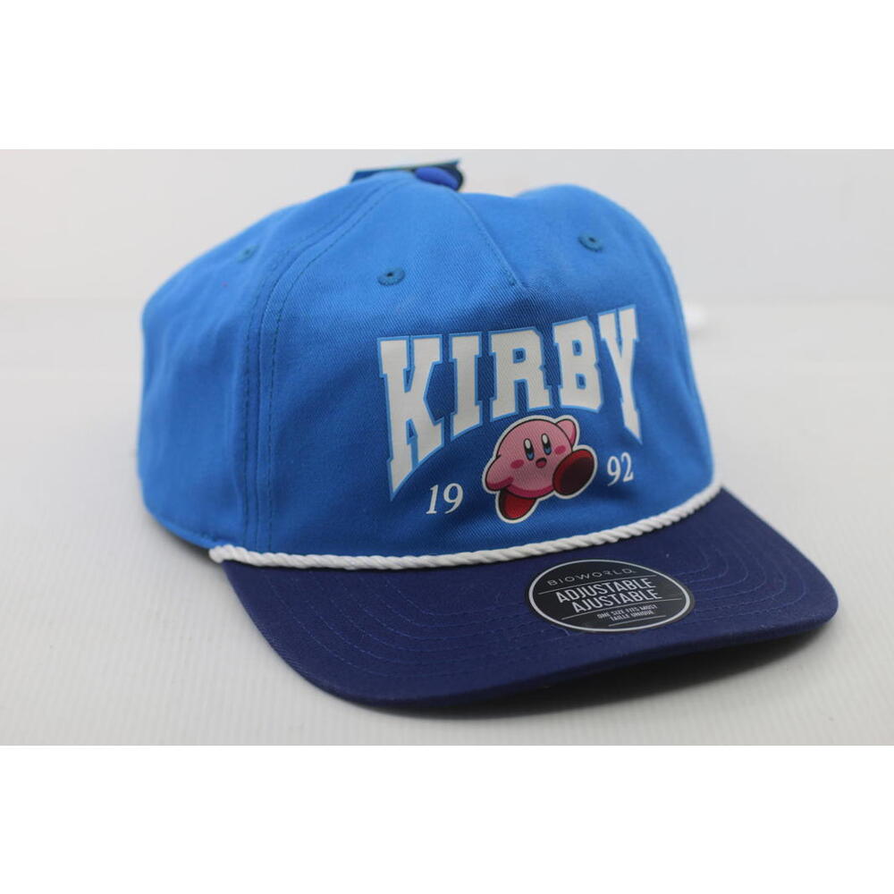 Nintendo Kirby 1992 Adjustable Snapback Cap – Bioworld – BoxLunch Exclusive Blue